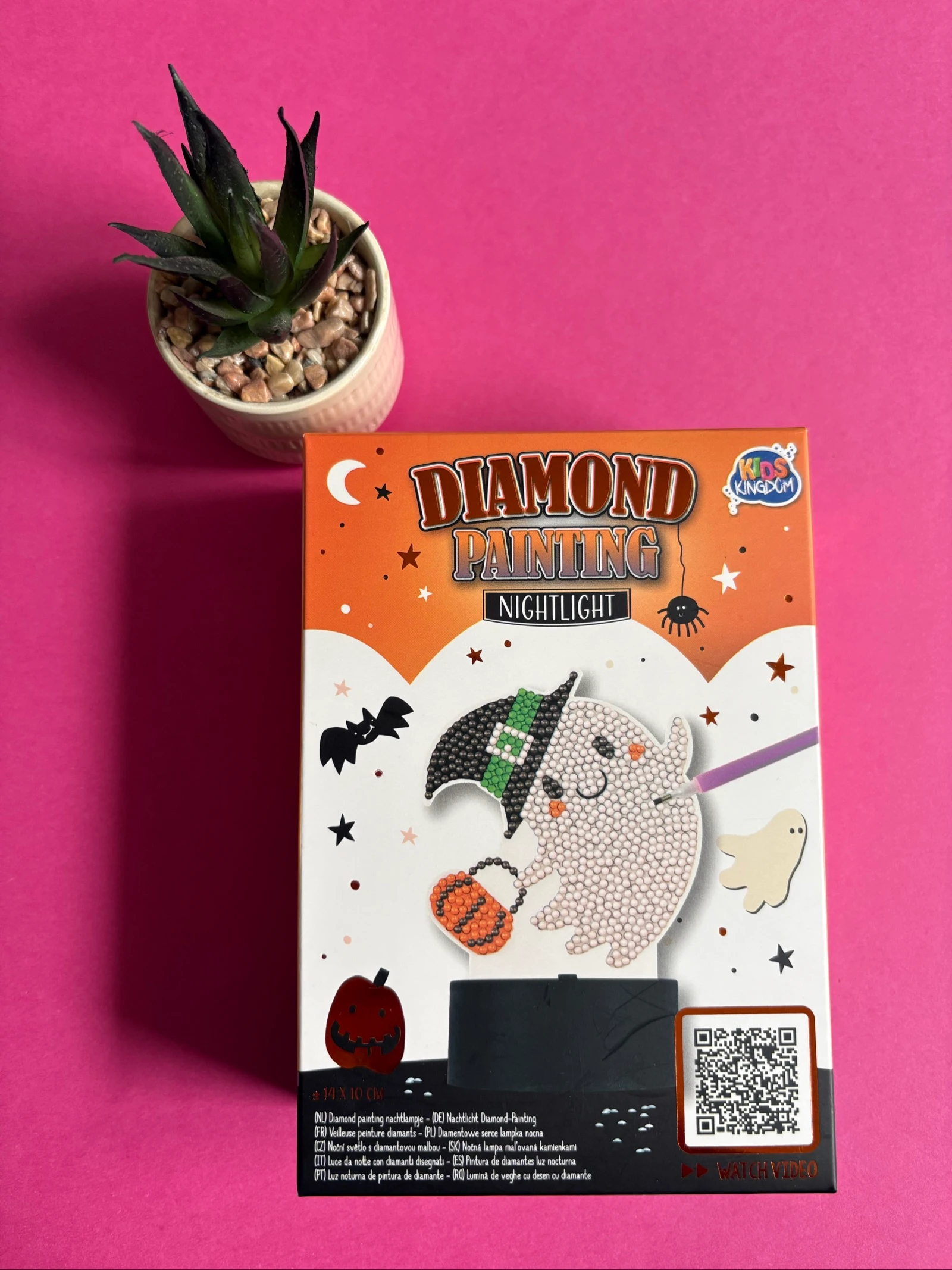 Kit Diamond Painting - Veilleuse Fantôme Halloween